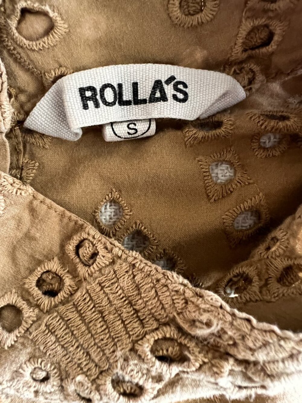 Cropped Eyelet Blouse - Picture 8 of 9